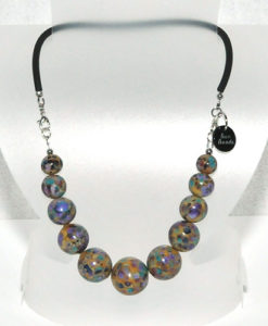 Ketting bollen bruin frit
