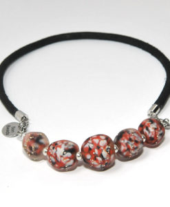 Ketting rood zwart