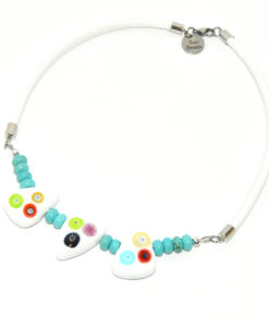 Ketting jet-age wit