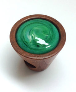 Alternative view of Ring hout met glas