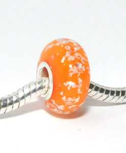Bedel oranje glitters