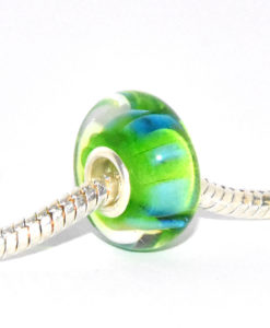 Bedel zilverglas groen