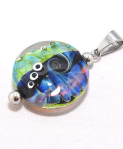 Hanger zilverglas stip