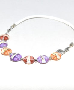Ketting lavendel roze