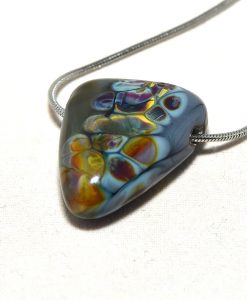 Alternative view of Ketting driehoek blauw grijs