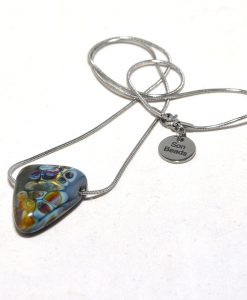 Ketting driehoek blauw grijs
