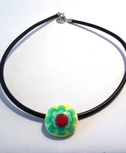 Ketting bloem groen