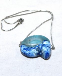 Ketting ammoniet blauw