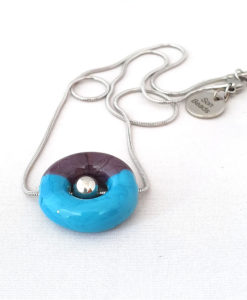 Ketting donut blauw-paars II
