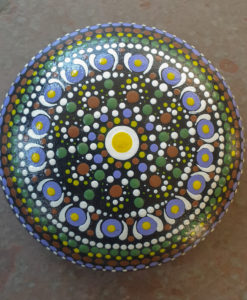 Mandala steen groot 4