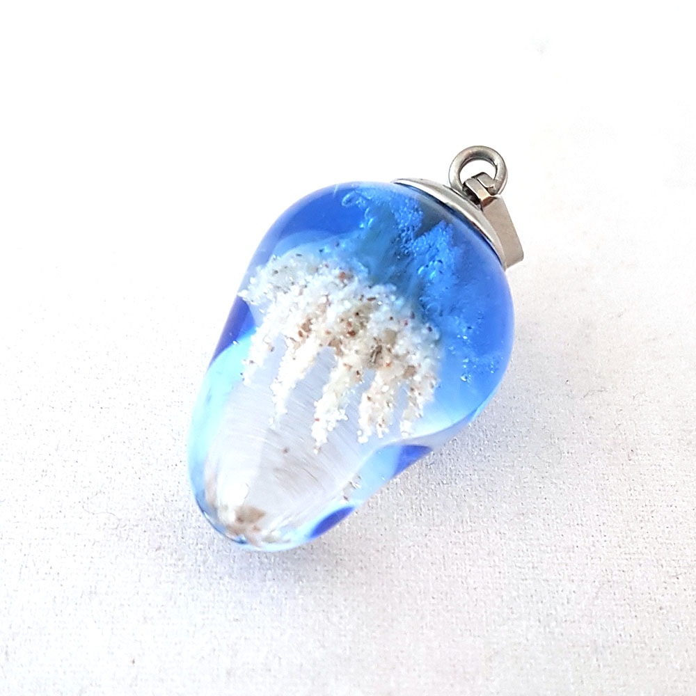 Hanger implosie zand blauw