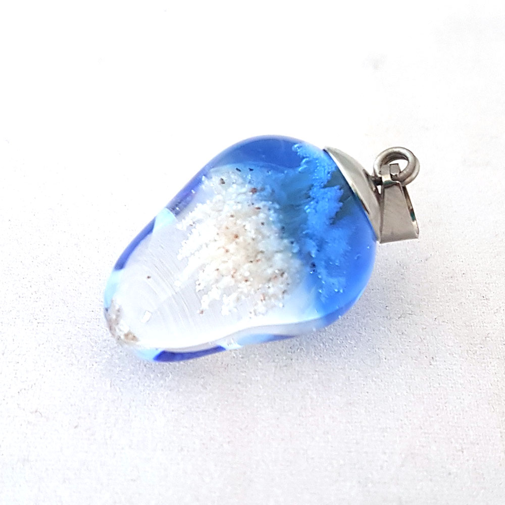 Hanger implosie zand blauw - Afbeelding 2