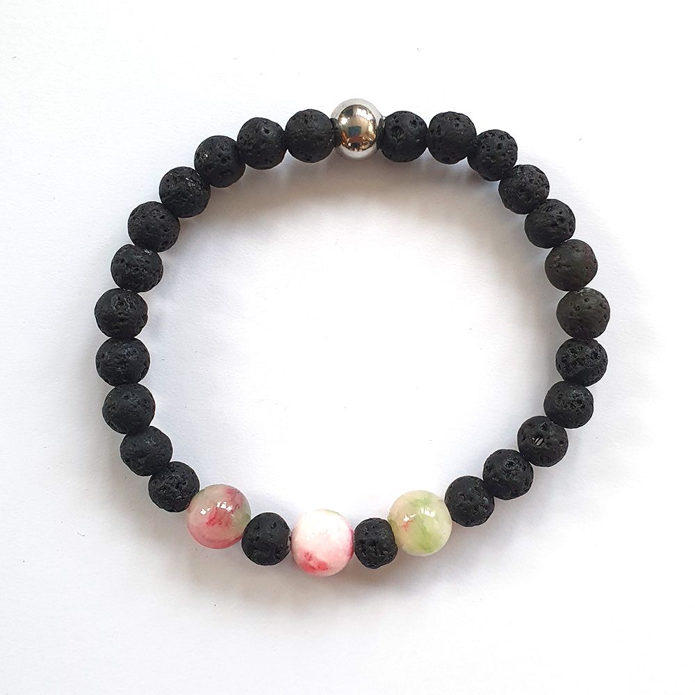 Natuursteen armband 24-01