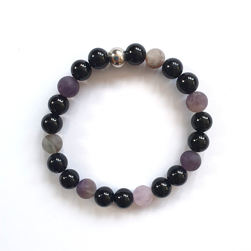 Natuursteen armband 24-03