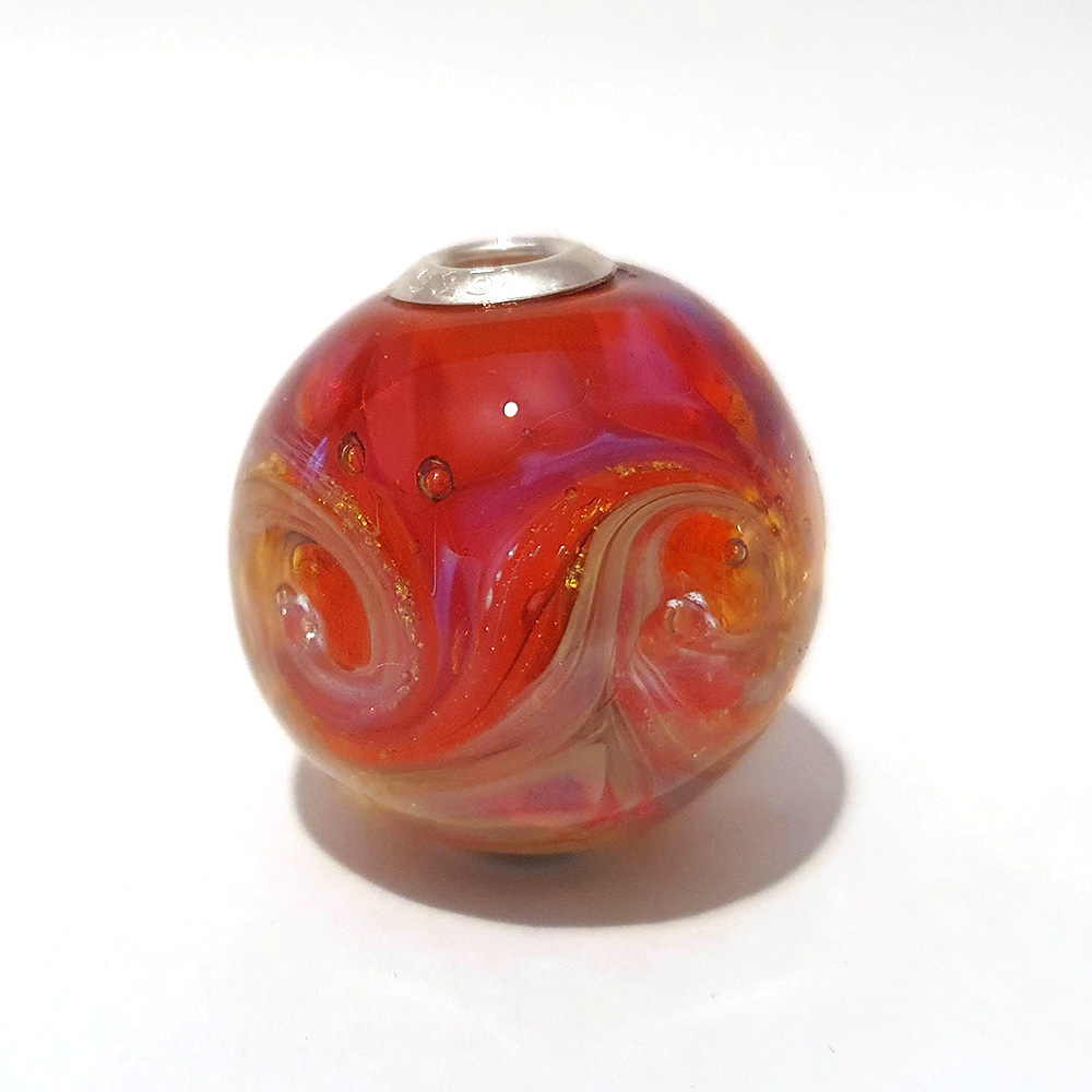 Ketting grote kraal roze - Afbeelding 5